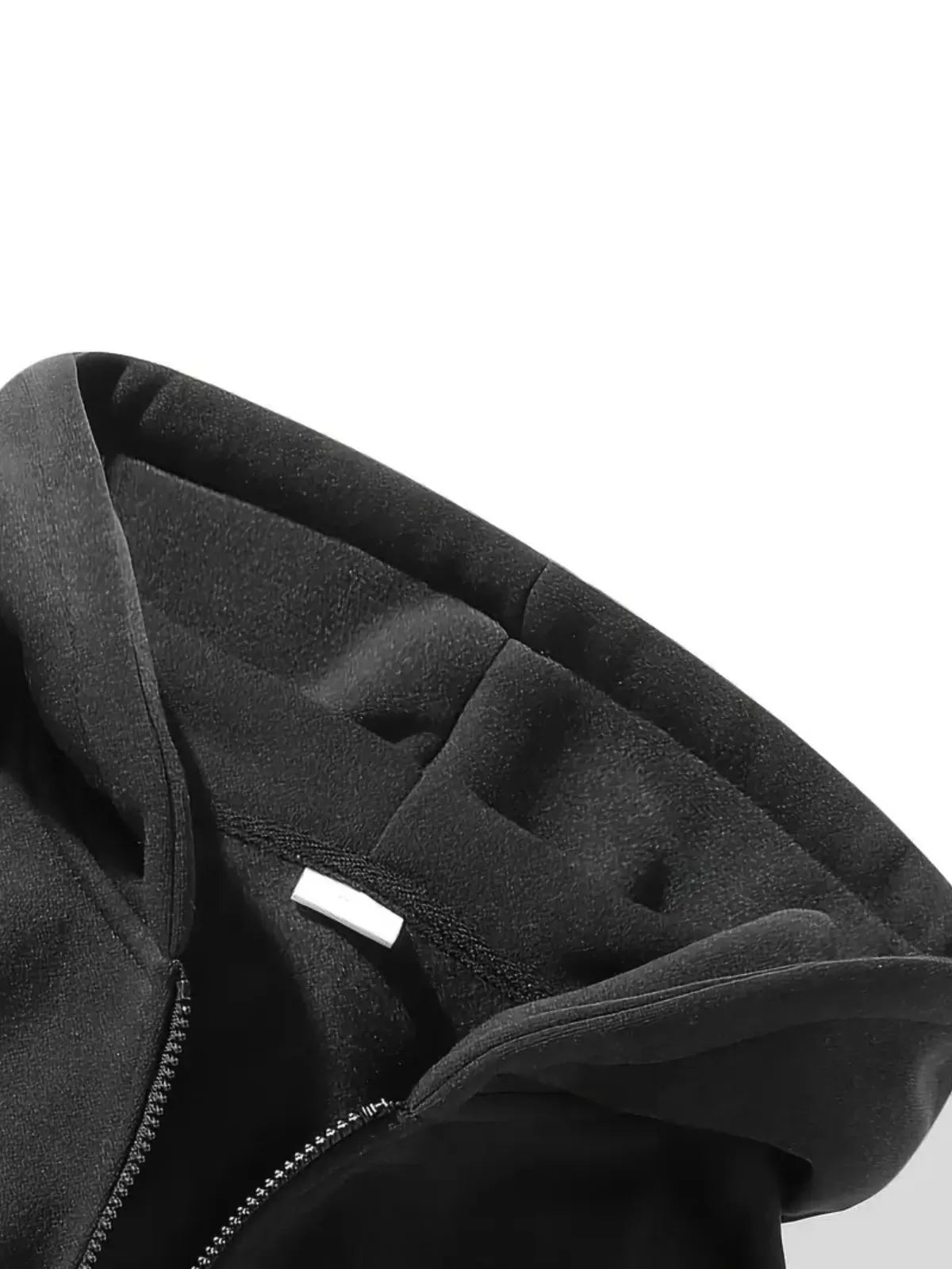 Solid Zipper Hooded Hoodie Hoodie