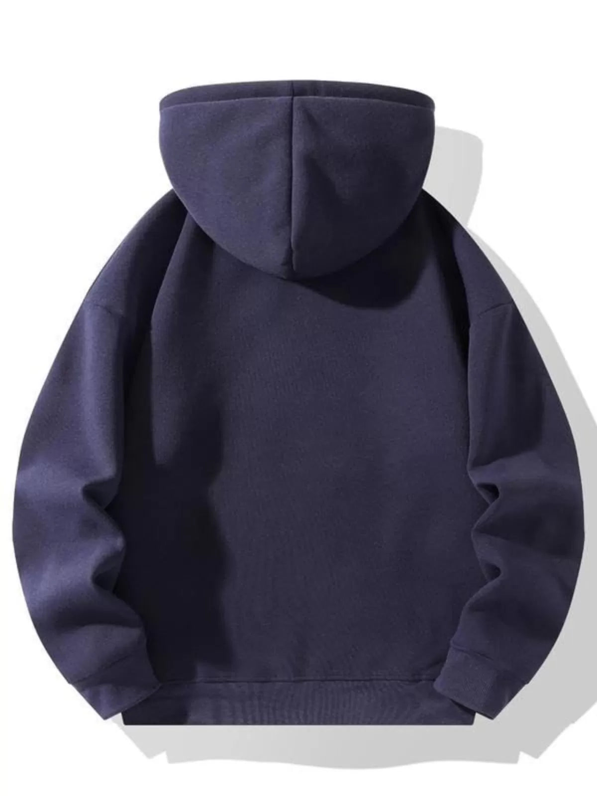 Solid Zipper Hooded Hoodie Hoodie