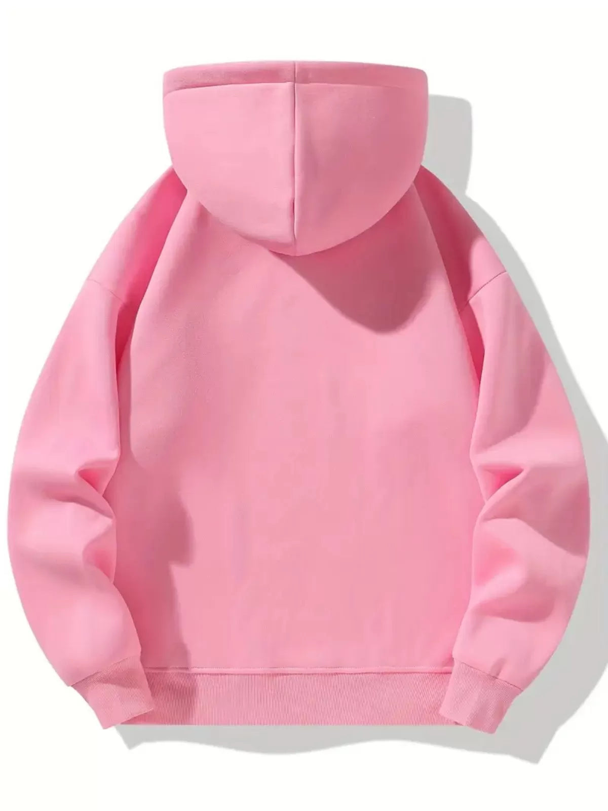 Solid Zipper Hooded Hoodie Hoodie