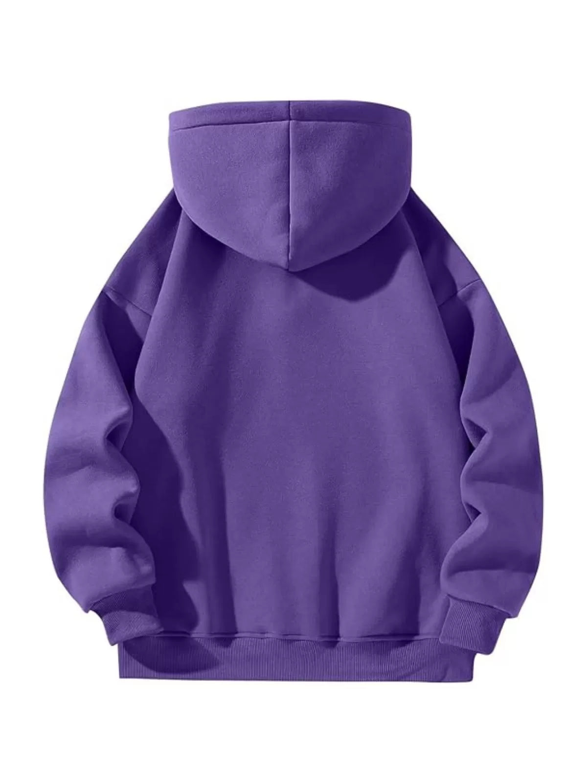Solid Zipper Hooded Hoodie Hoodie