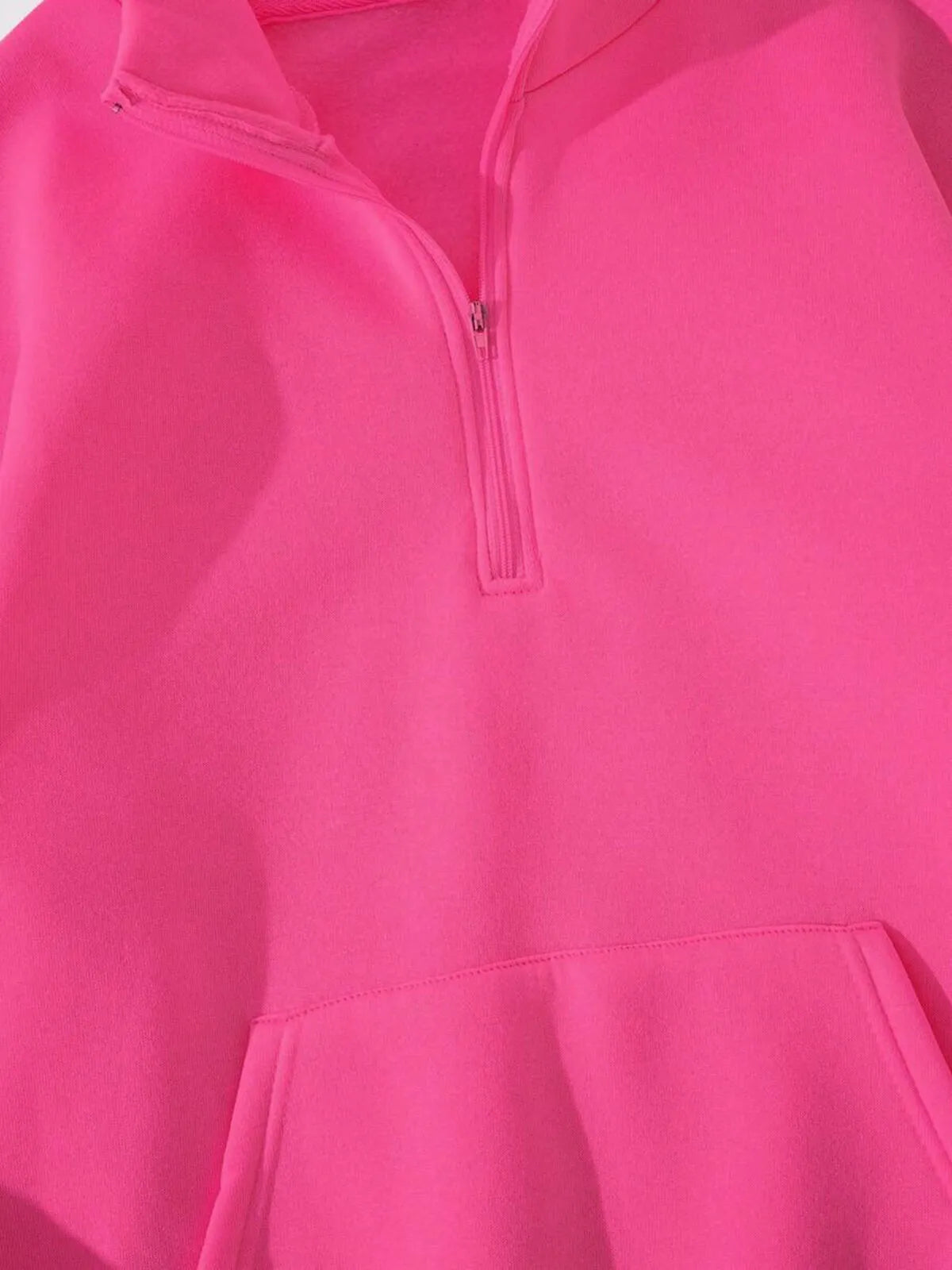 Solid Zipper Turtleneck Regular Sleeve Long Sleeve Sweatshirt