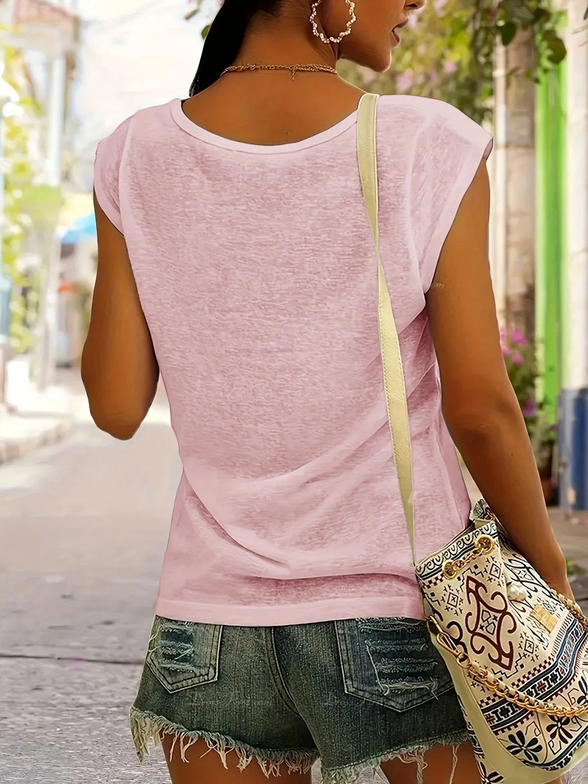 Strawberry V-neck Tank