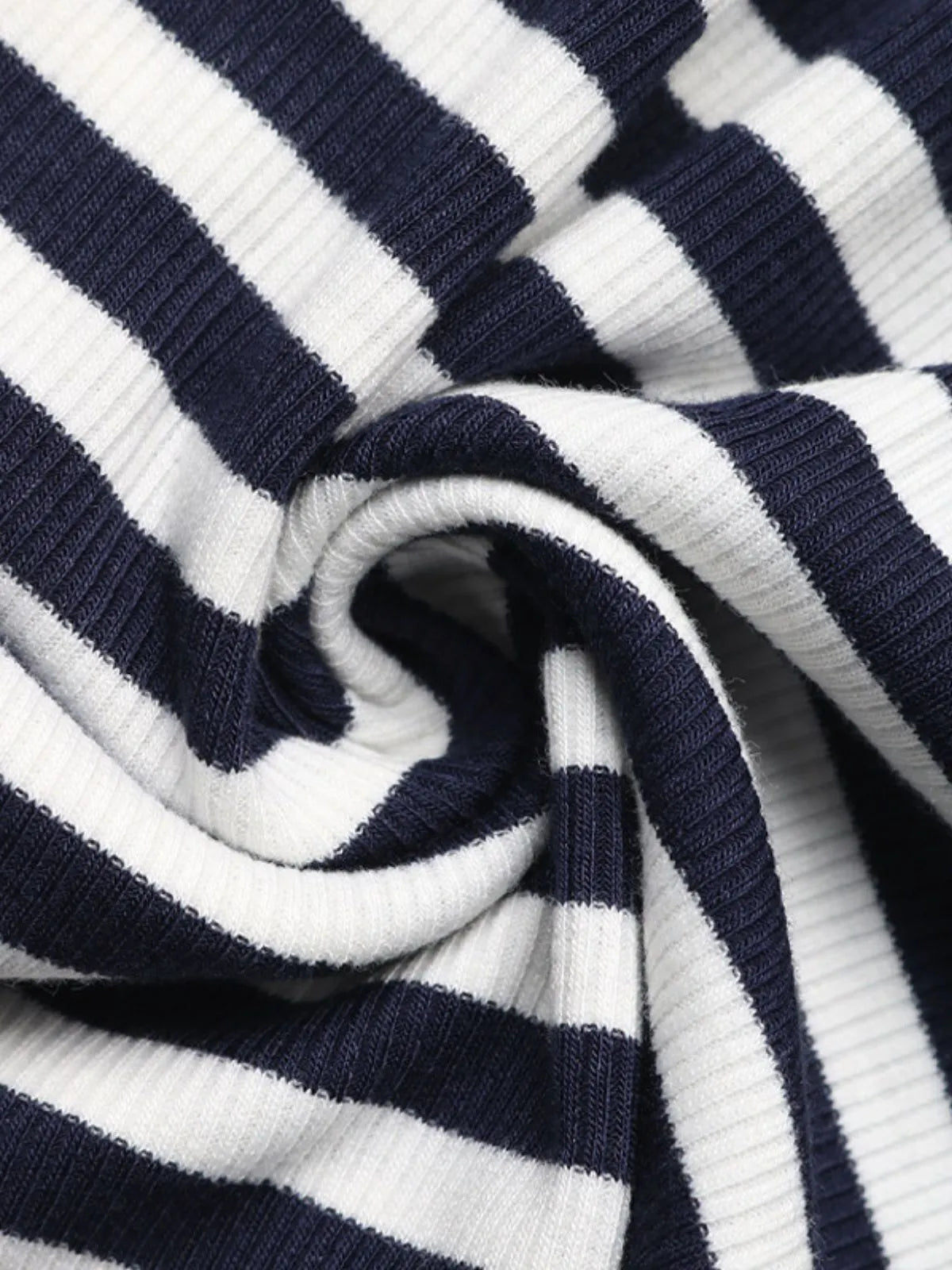 Striped Button Round Neck Cami