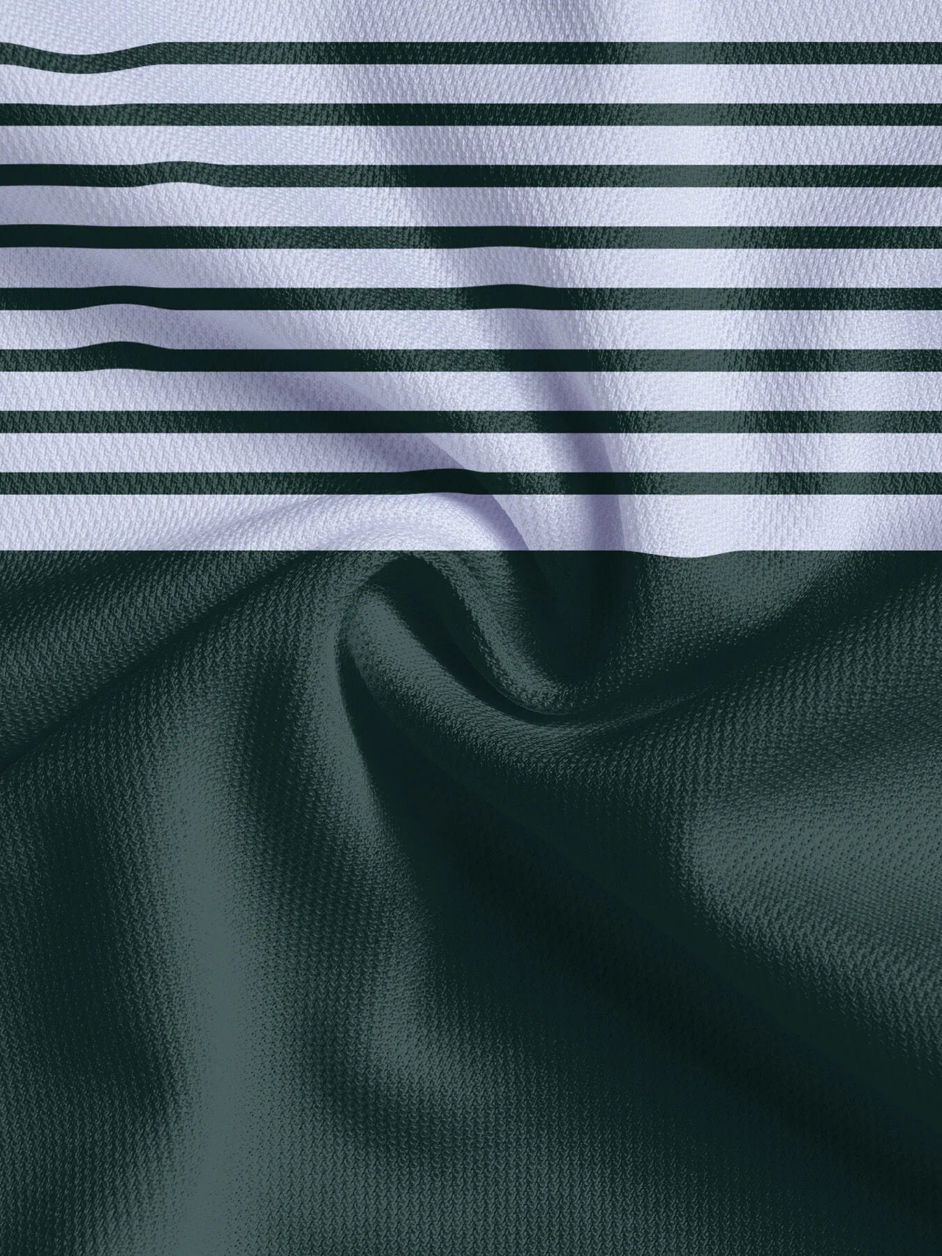 Striped Commuting Lapel Polo