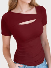 Surplice Short Sleeve T-shirt