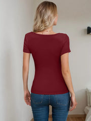 Surplice Short Sleeve T-shirt