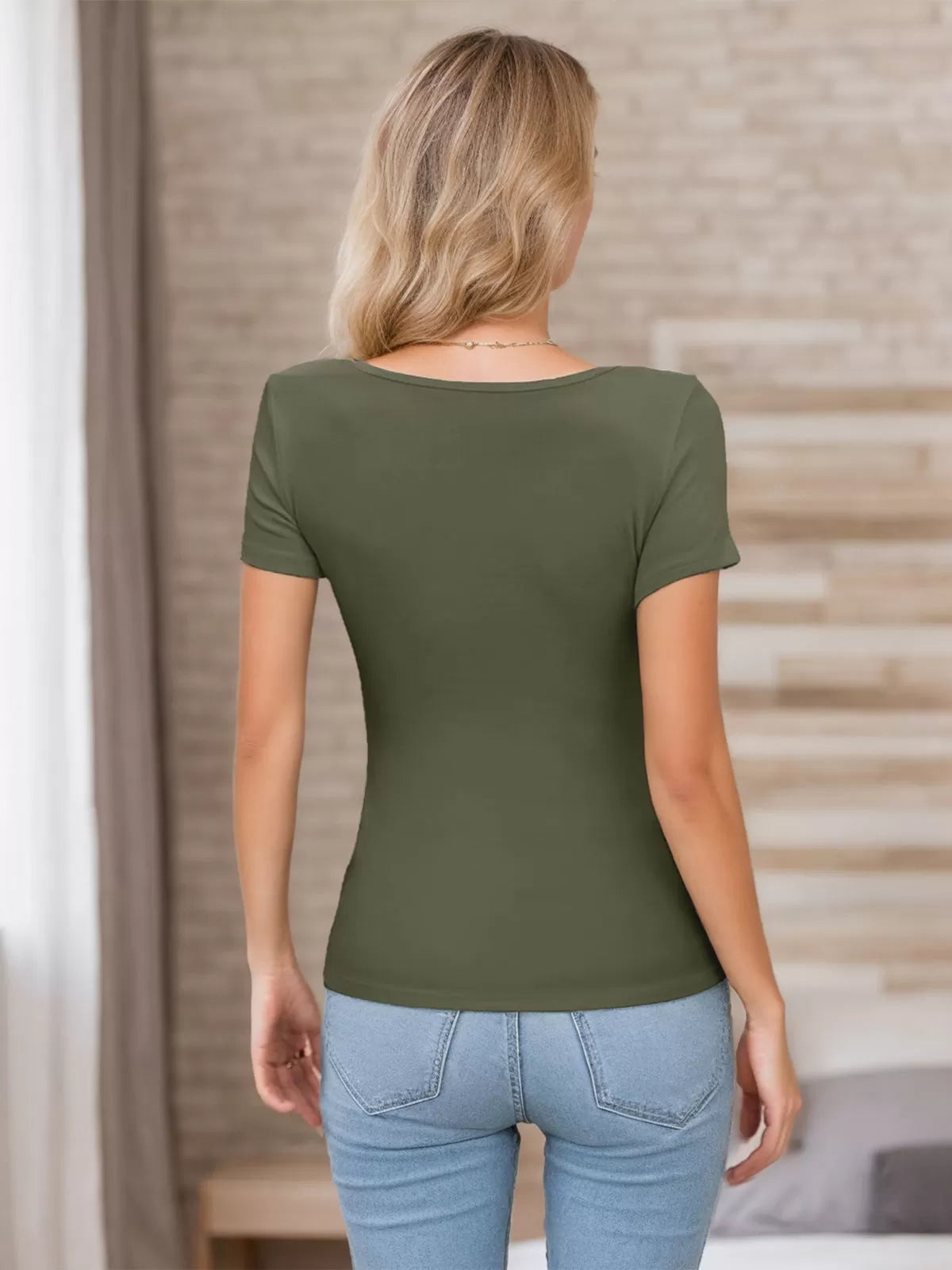 Surplice Short Sleeve T-shirt
