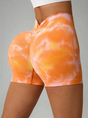 Tie Dye Sculpting Glide Fabric High Rise Leggings