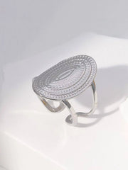 Western Style 1pc Stainless Steel Ring