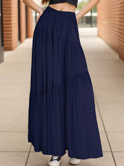 Wrinkle Medium Rise Skirt